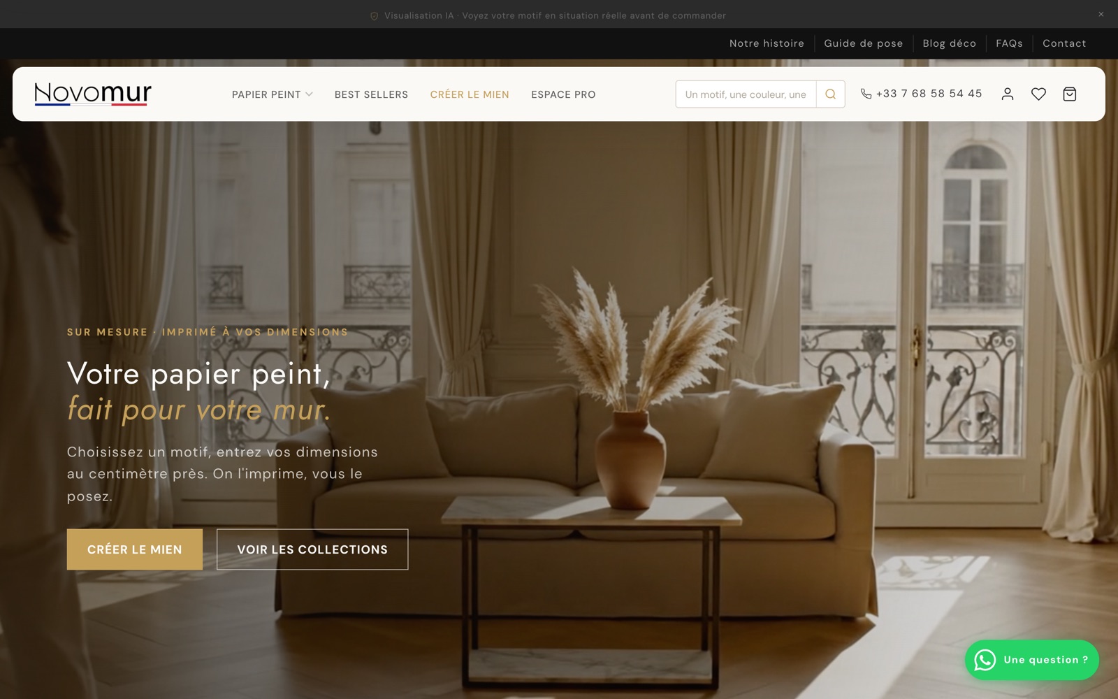 Aperçu du site Novomur